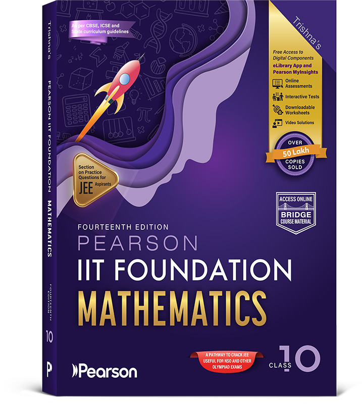 Pearson IIT Foundation Class 10 Math, 2026 