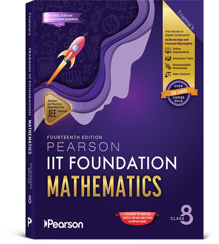 Pearson IIT Foundation Class 8 Math, 2026