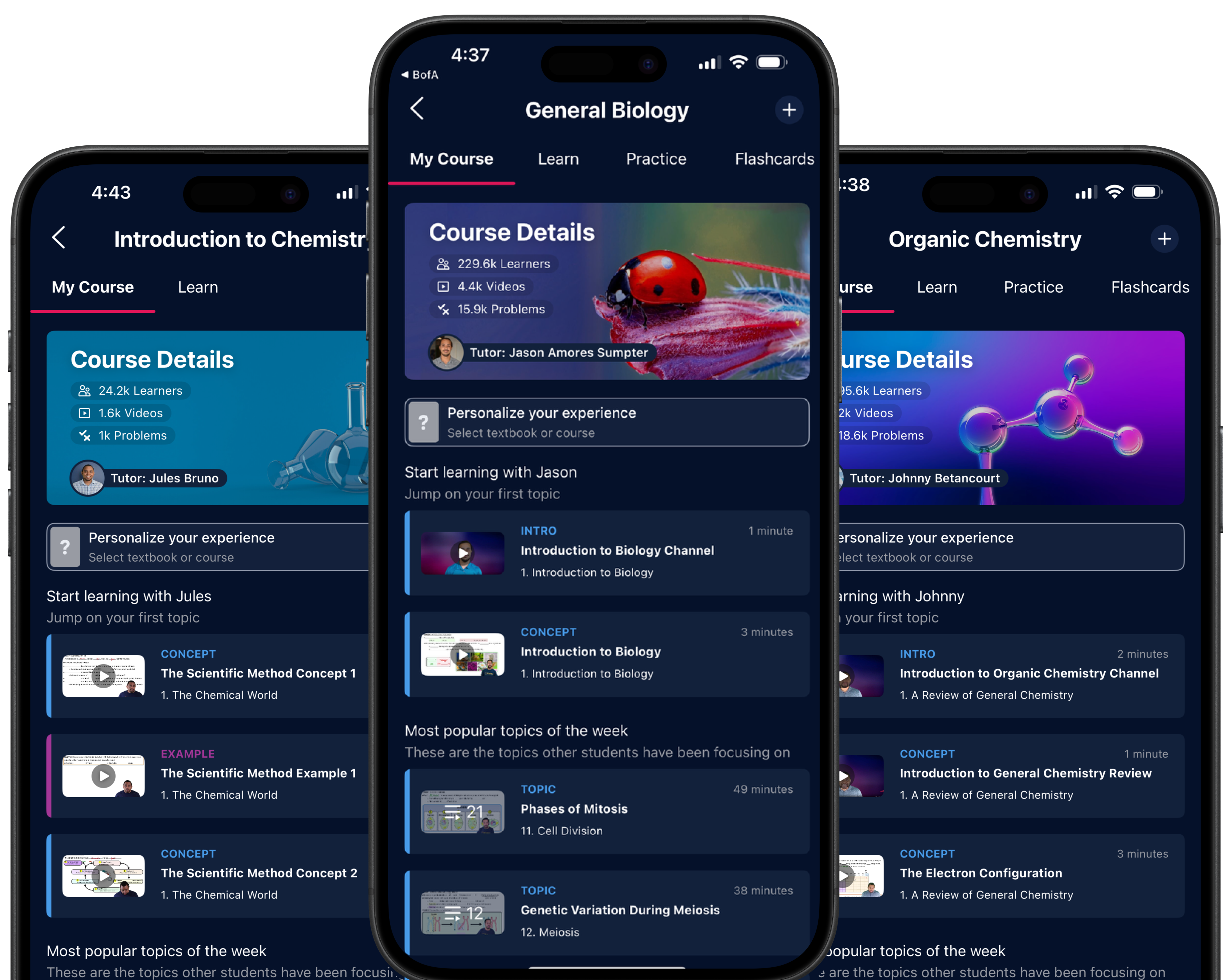 Image of three phones